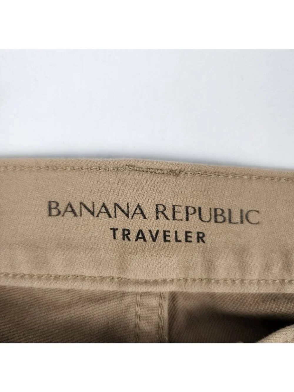 Banana Republic Jeans Mens Tan 34x33 The Traveler Slim Fit Denim